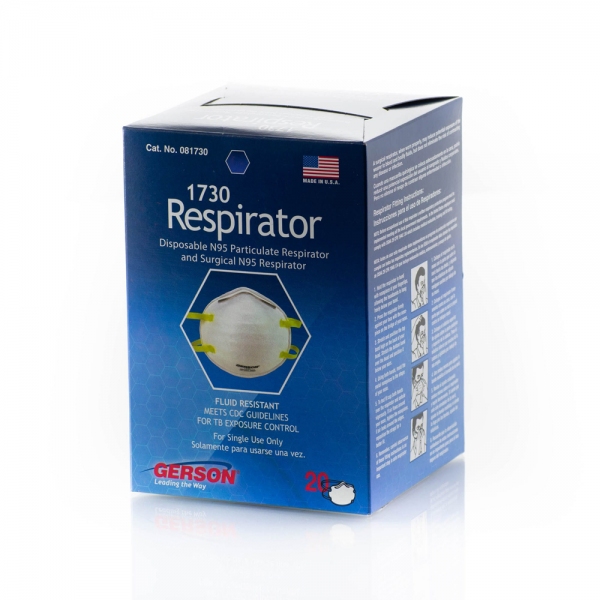 Gerson 1730 NIOSH N95 Particulate Respirator